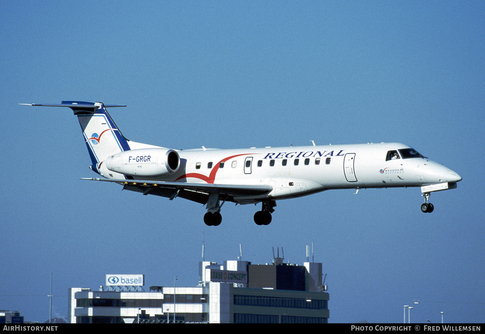 Aircraft Photo of F-GRGR | Embraer ERJ-135ER (EMB-135ER) | Régional Airlines | AirHistory.net #175584