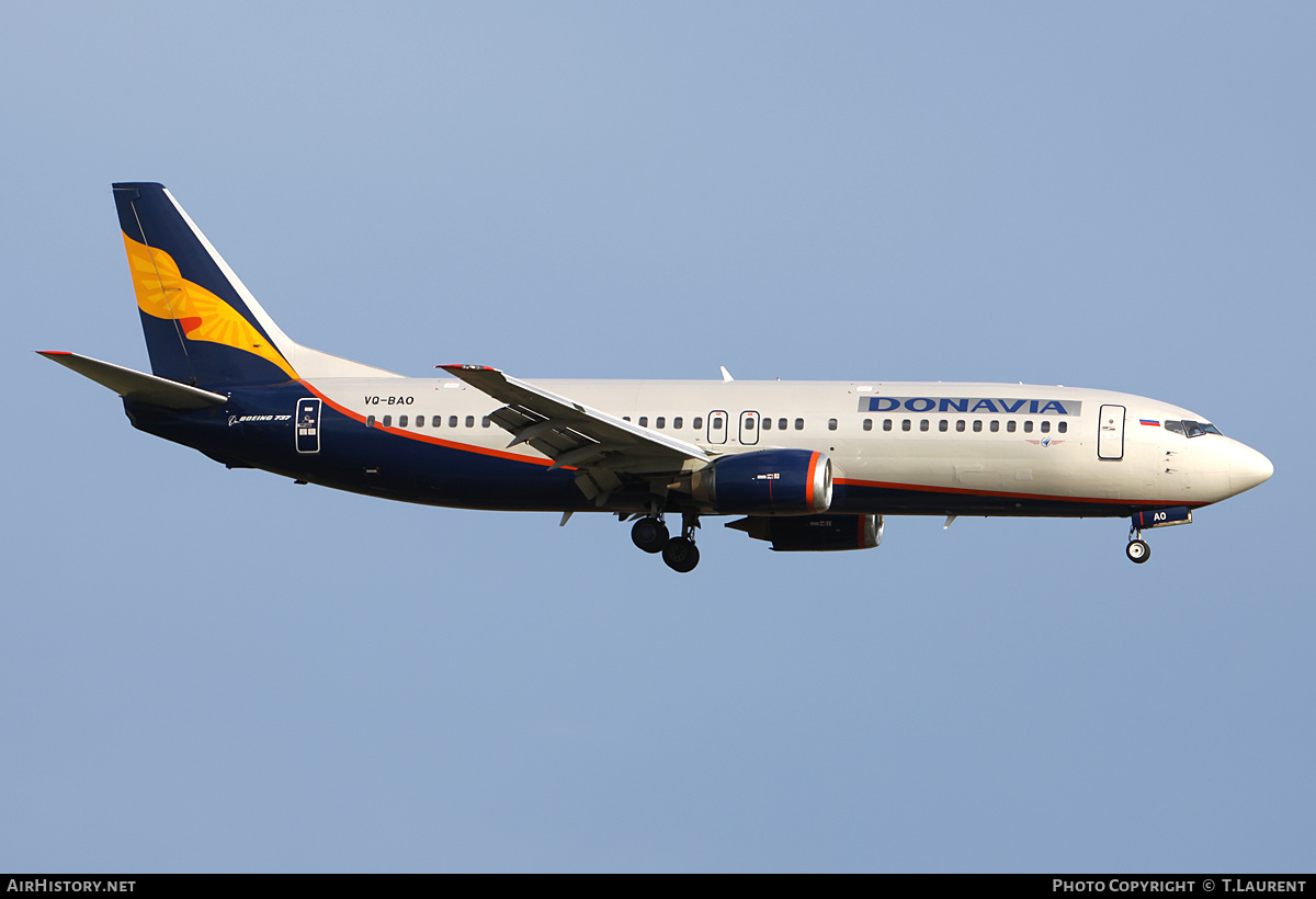 Aircraft Photo of VQ-BAO | Boeing 737-4Q8 | Donavia | AirHistory.net #175594