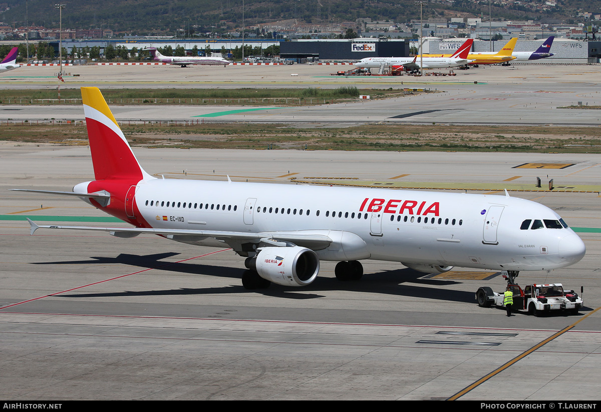 Aircraft Photo of EC-IXD | Airbus A321-211 | Iberia | AirHistory.net #175614