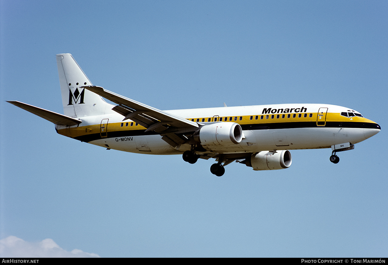 Aircraft Photo of G-MONV | Boeing 737-33A | Monarch Airlines | AirHistory.net #175636