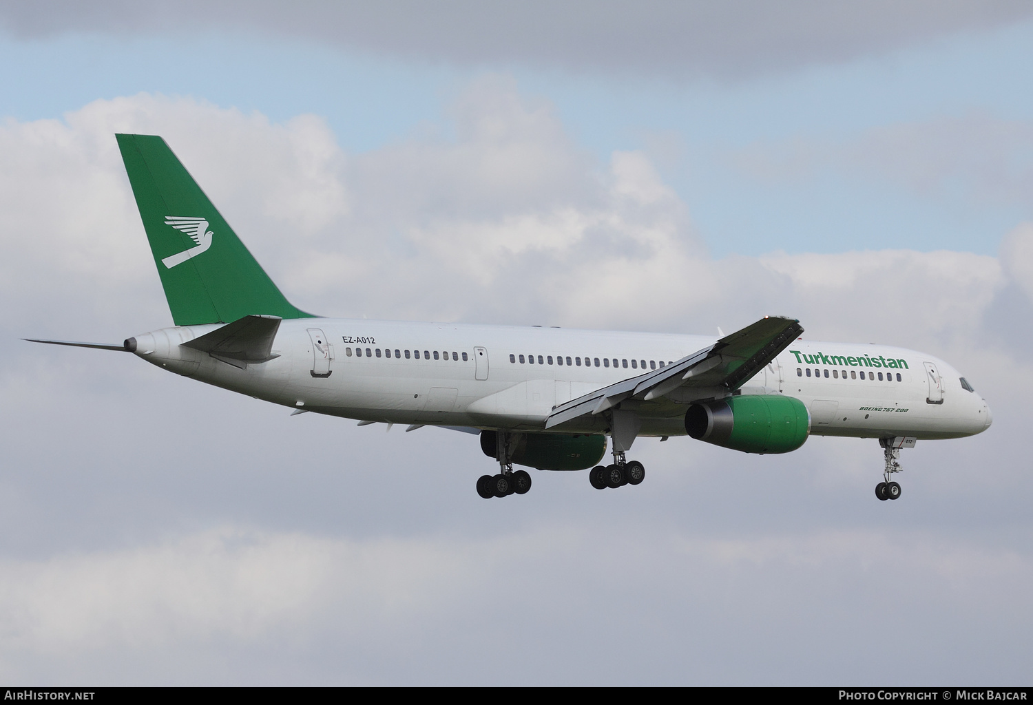 Aircraft Photo of EZ-A012 | Boeing 757-22K | Turkmenistan Airlines | AirHistory.net #175641