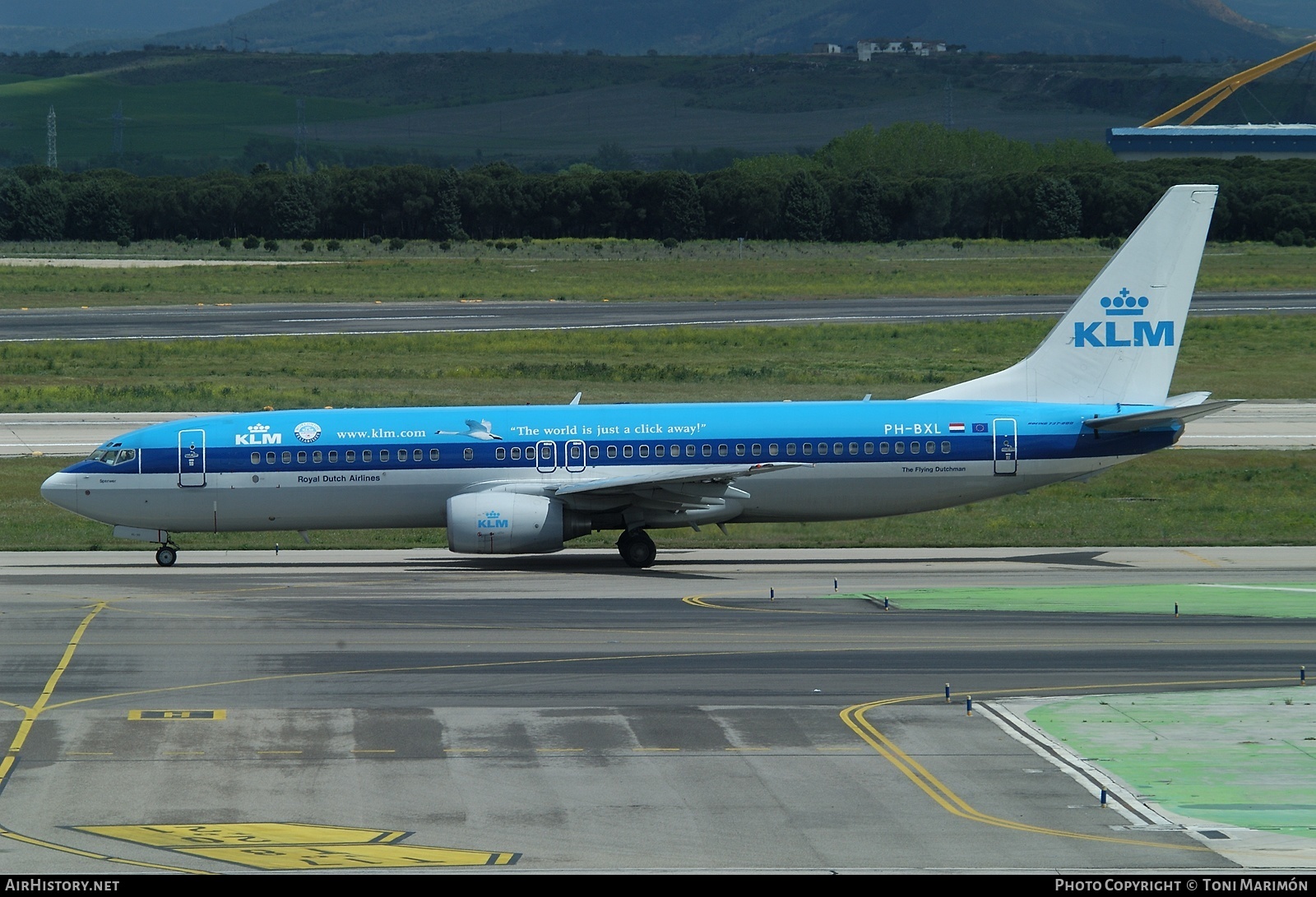 Aircraft Photo of PH-BXL | Boeing 737-8K2 | KLM - Royal Dutch Airlines | AirHistory.net #175656