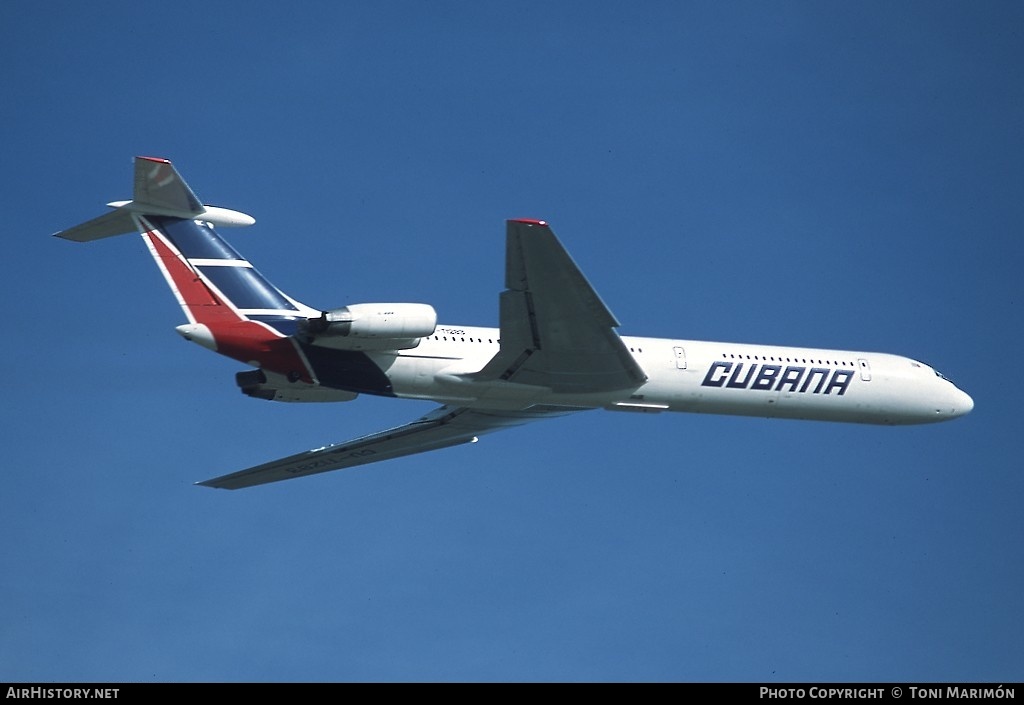 Aircraft Photo of CU-T1283 | Ilyushin Il-62M | Cubana | AirHistory.net #175657