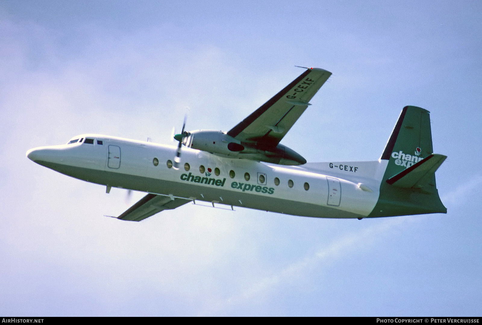 Aircraft Photo of G-CEXF | Fokker F27-500 Friendship | Channel Express | AirHistory.net #175694