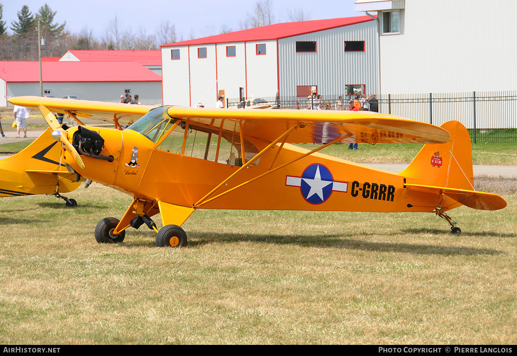 Aircraft Photo of C-GRRR | Piper J-3C-65 Cub | USA - Air Force | AirHistory.net #175715