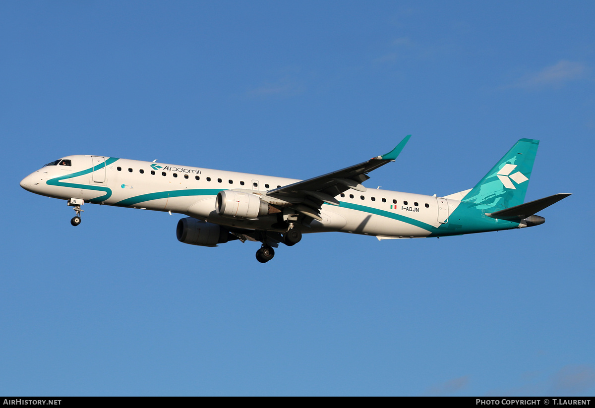 Aircraft Photo of I-ADJN | Embraer 195LR (ERJ-190-200LR) | Air Dolomiti | AirHistory.net #175741