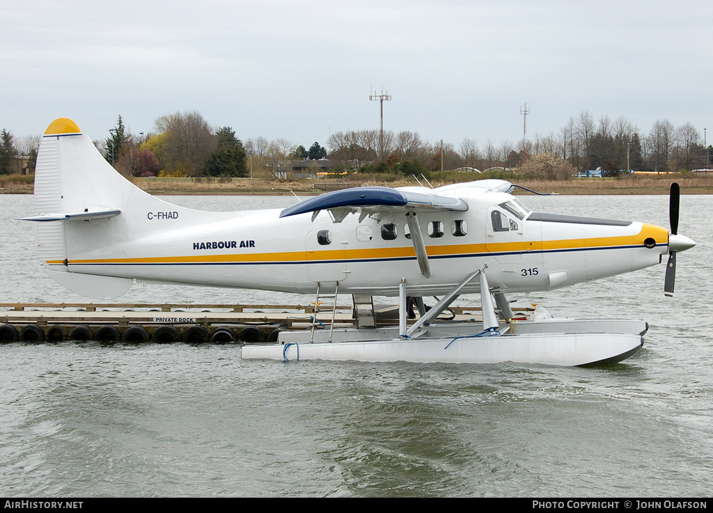 Aircraft Photo of C-FHAD | Vazar DHC-3T Turbine Otter | Harbour Air | AirHistory.net #175769