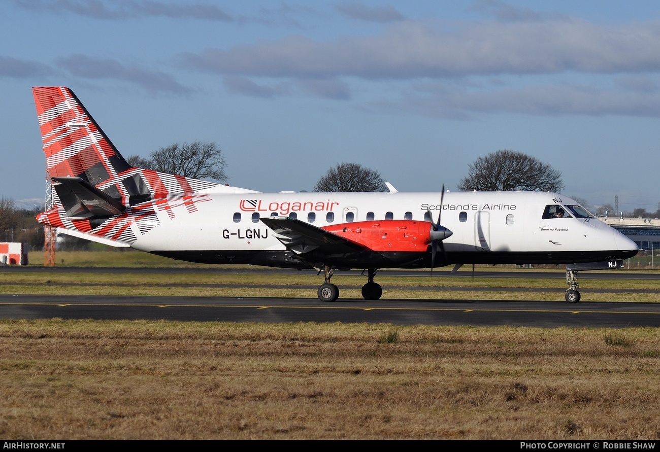 Aircraft Photo of G-LGNJ | Saab 340B | Loganair | AirHistory.net #175804