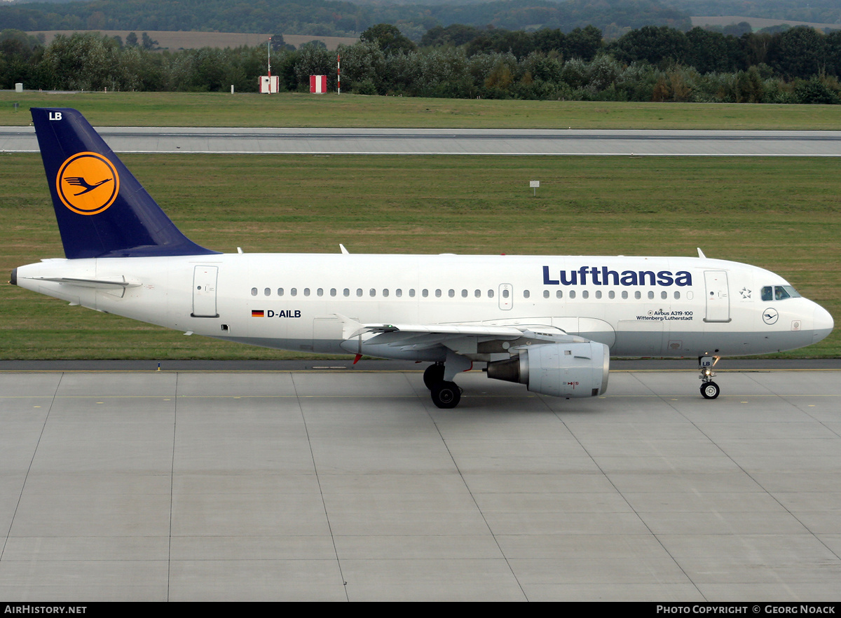Aircraft Photo of D-AILB | Airbus A319-114 | Lufthansa | AirHistory.net #175807