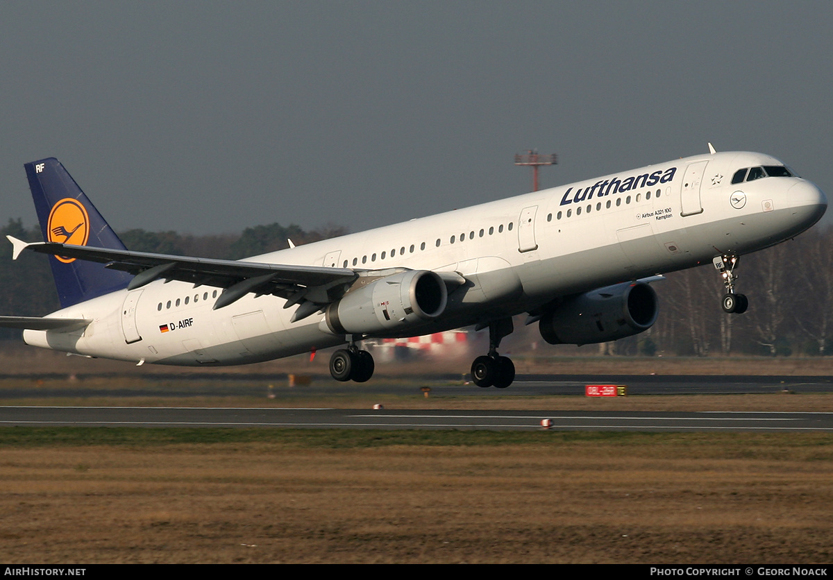 Aircraft Photo of D-AIRF | Airbus A321-131 | Lufthansa | AirHistory.net #175816
