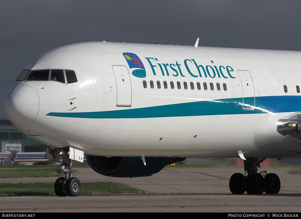 Aircraft Photo of G-DBLA | Boeing 767-35E/ER | First Choice Airways | AirHistory.net #175831