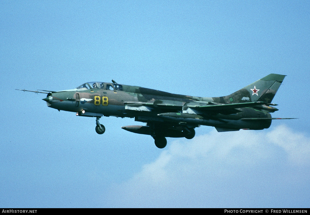 Aircraft Photo of 88 yellow | Sukhoi Su-17UM3 | Russia - Air Force | AirHistory.net #175834