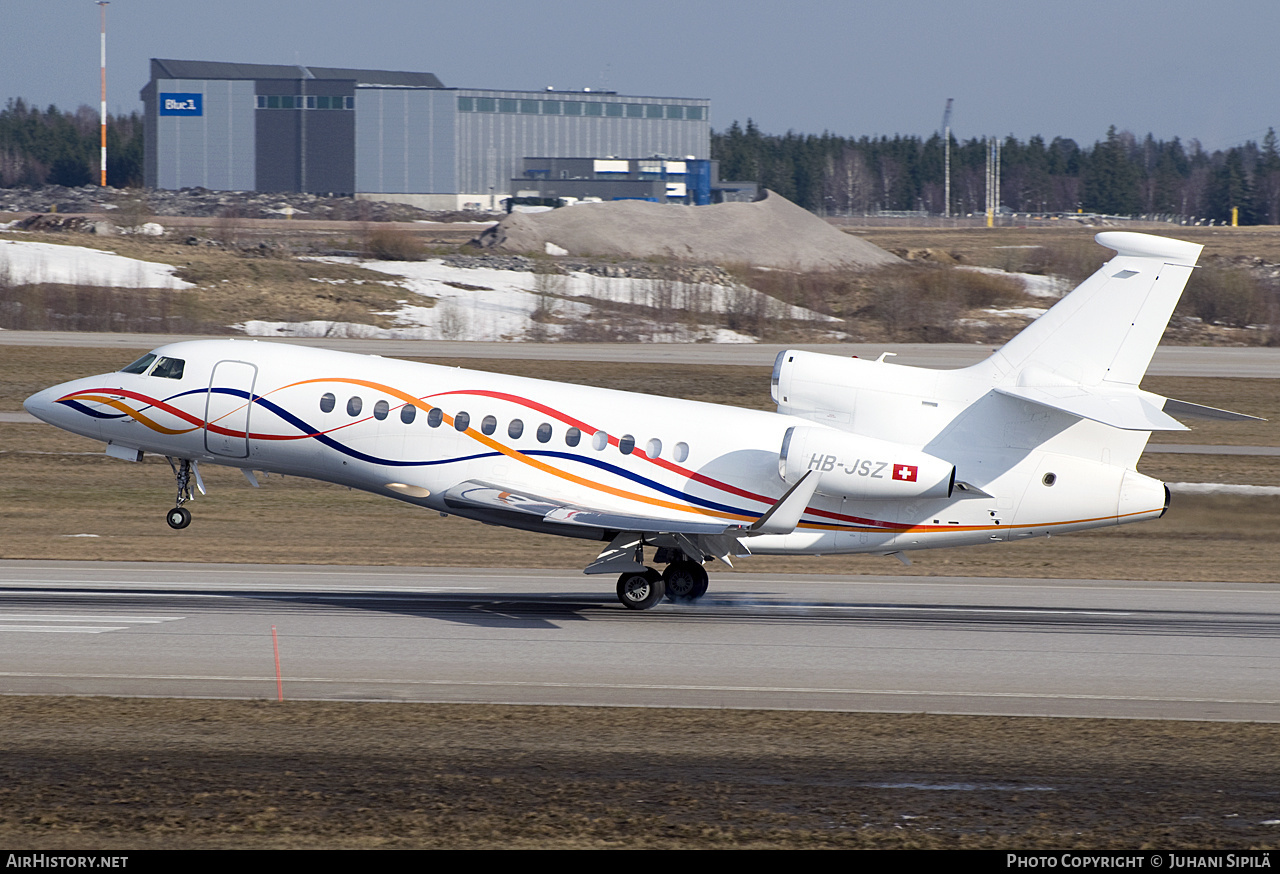 Aircraft Photo of HB-JSZ | Dassault Falcon 7X | AirHistory.net #175868