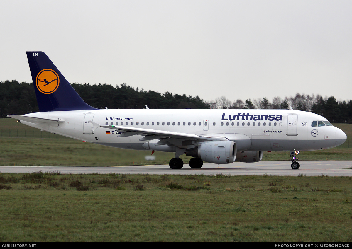 Aircraft Photo of D-AILH | Airbus A319-114 | Lufthansa | AirHistory.net #175911
