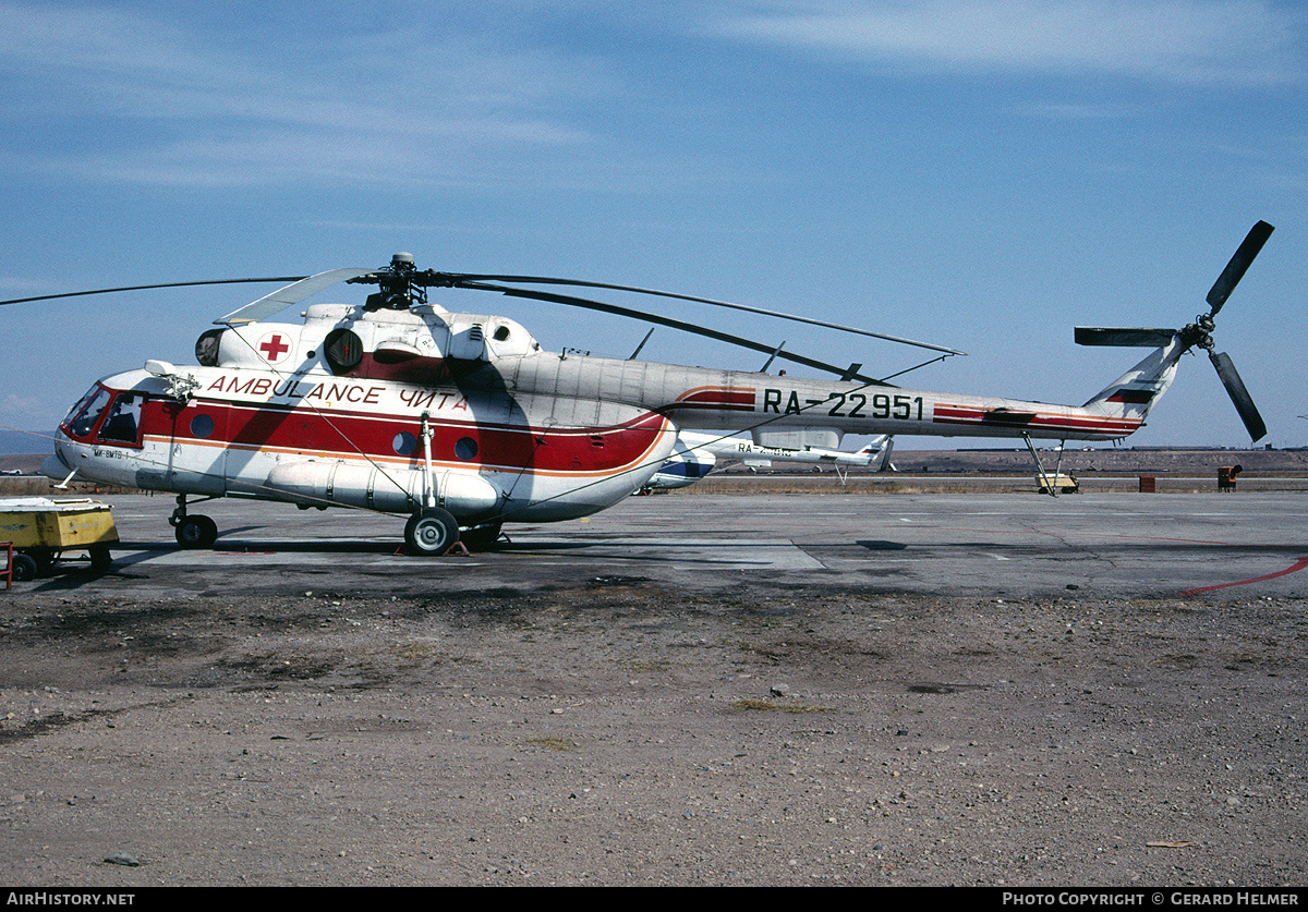 Aircraft Photo of RA-22951 | Mil Mi-8MTV-1 | Ambulance Chita | AirHistory.net #175913