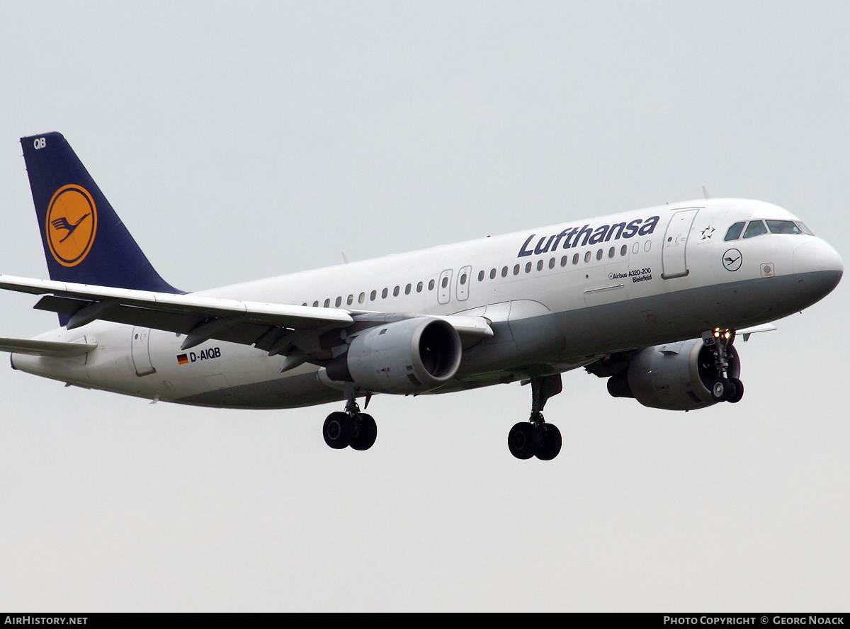 Aircraft Photo of D-AIQB | Airbus A320-211 | Lufthansa | AirHistory.net #175922