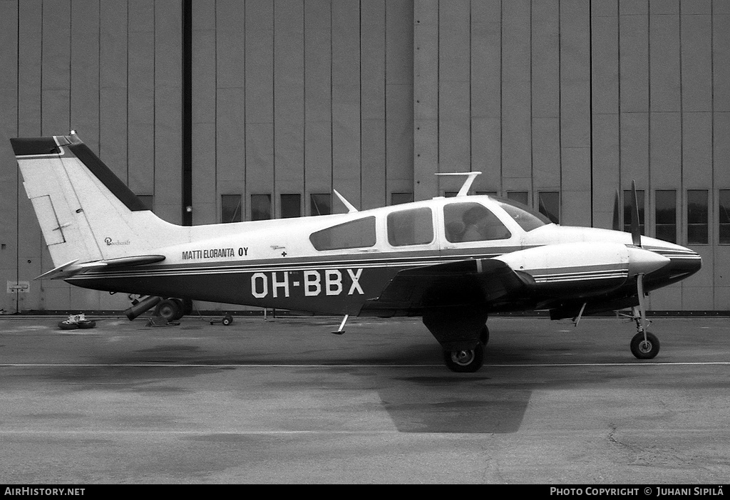Aircraft Photo of OH-BBX | Beech B55 Baron (95-B55) | AirHistory.net #175923