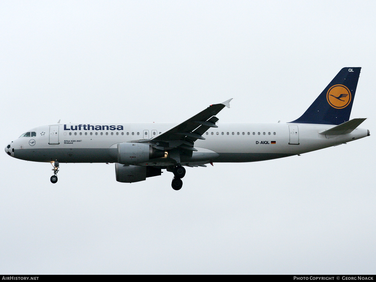Aircraft Photo of D-AIQL | Airbus A320-211 | Lufthansa | AirHistory.net #175927