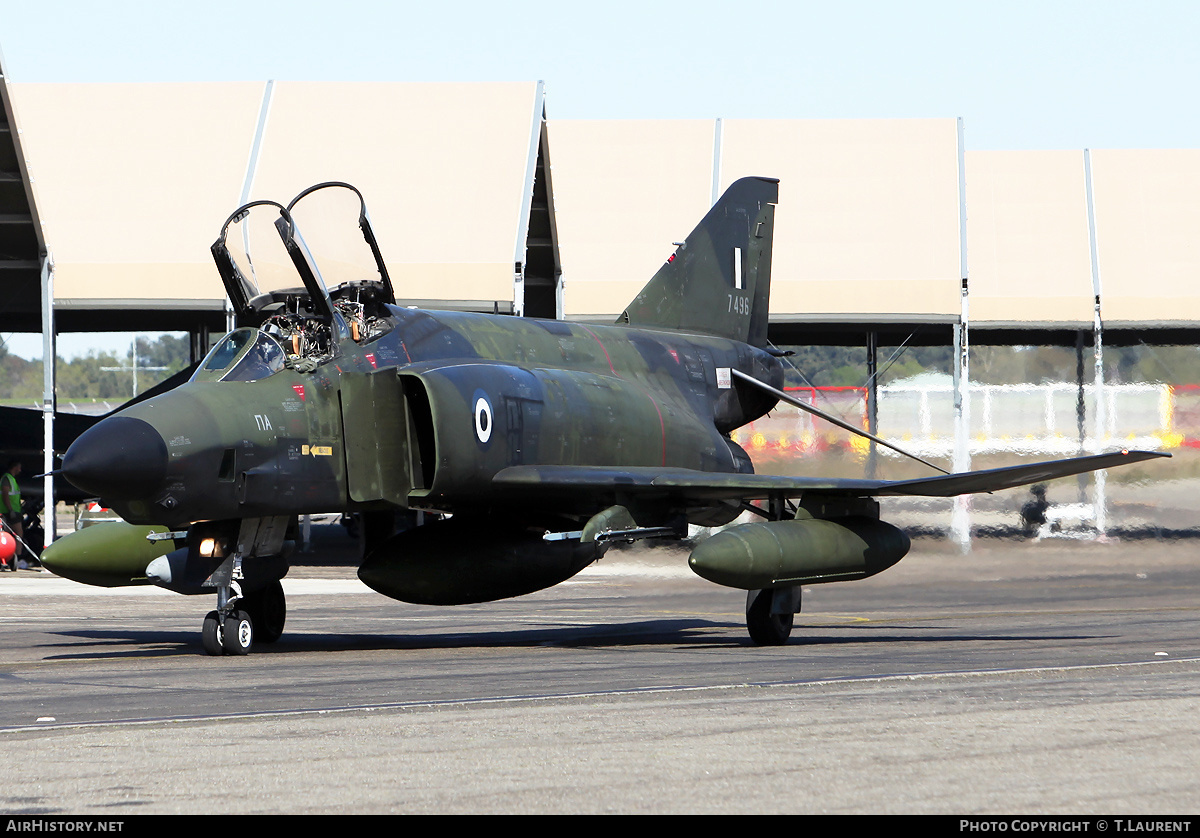 Aircraft Photo of 7496 | McDonnell Douglas RF-4E Phantom II | Greece - Air Force | AirHistory.net #175932