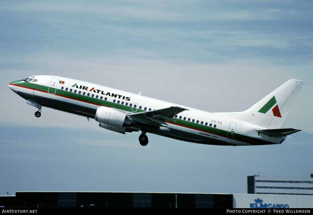 Aircraft Photo of CS-TII | Boeing 737-3Q8 | Air Atlantis | AirHistory.net #175938