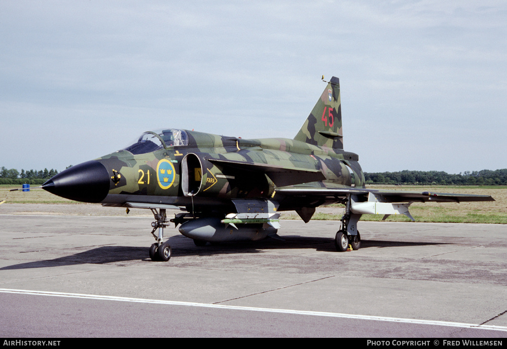 Aircraft Photo of 37090 | Saab AJS37 Viggen | Sweden - Air Force | AirHistory.net #175950