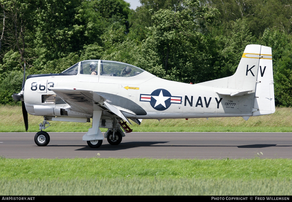 Aircraft Photo of N377WW / NX377WW / 137777 | North American T-28B Trojan | AirHistory.net #175956