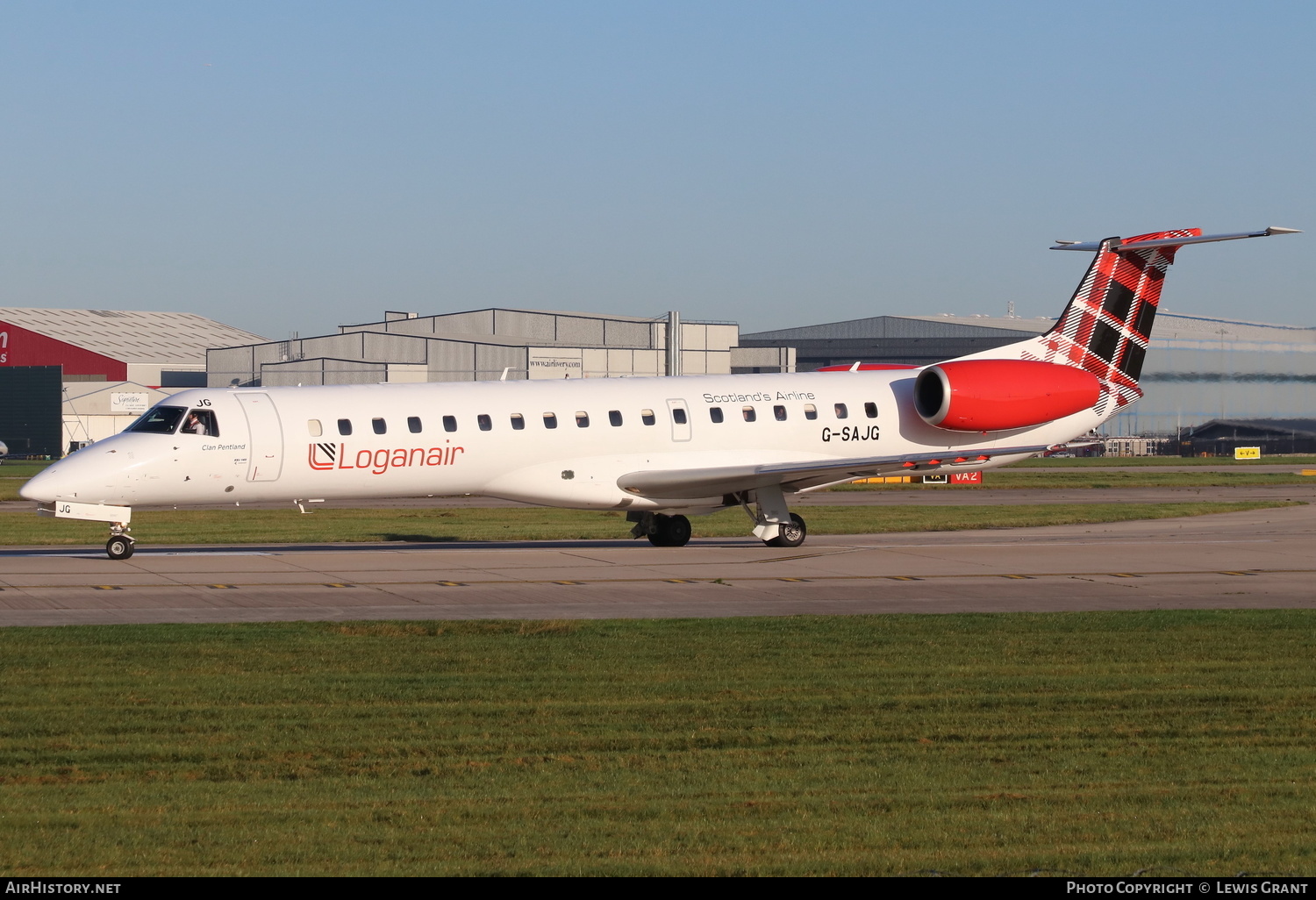 Aircraft Photo of G-SAJG | Embraer ERJ-145EP (EMB-145EP) | Loganair | AirHistory.net #175988