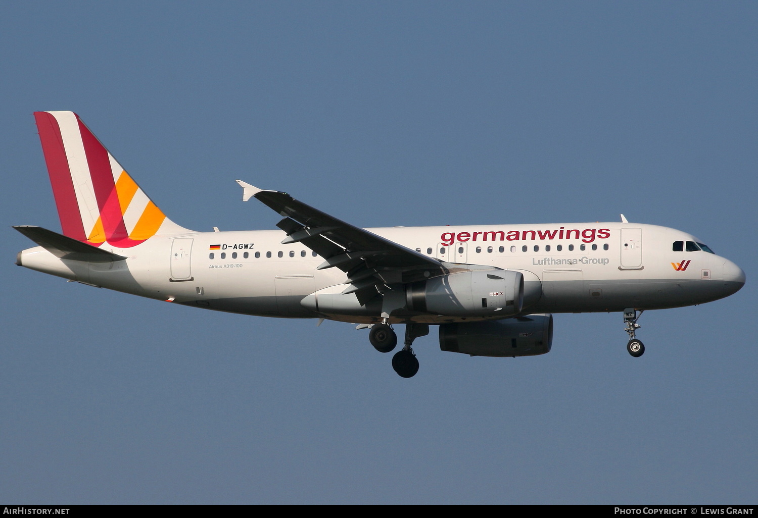 Aircraft Photo of D-AGWZ | Airbus A319-132 | Germanwings | AirHistory.net #175999
