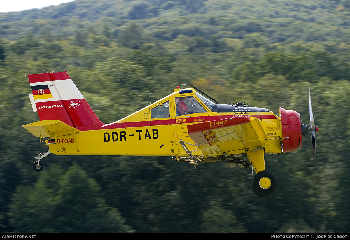Aircraft Photo of D-FOAB / DDR-TAB | PZL-Okecie PZL-106AR Kruk | Gehling Flugtechnik | Interflug | AirHistory.net #176018