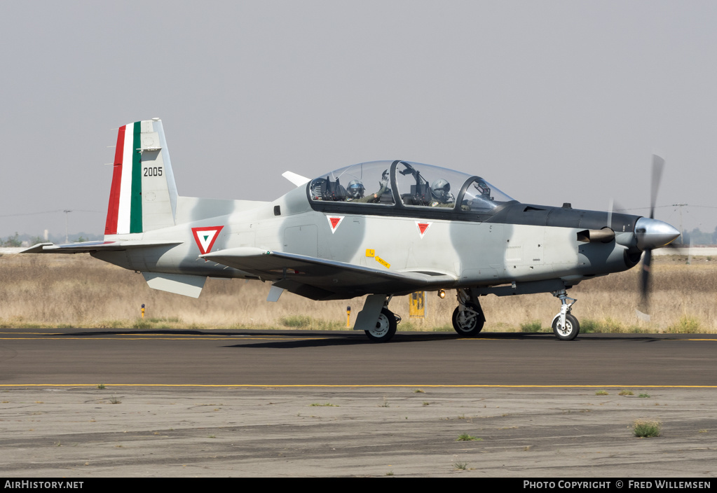 Aircraft Photo of 2005 | Beechcraft T-6C+ Texan II | Mexico - Air Force | AirHistory.net #176074