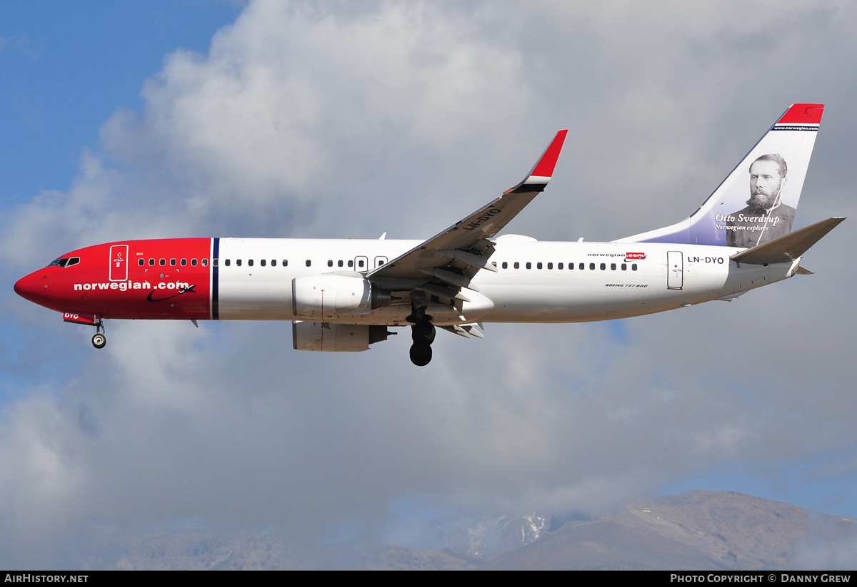 Aircraft Photo of LN-DYO | Boeing 737-8JP | Norwegian | AirHistory.net #176079