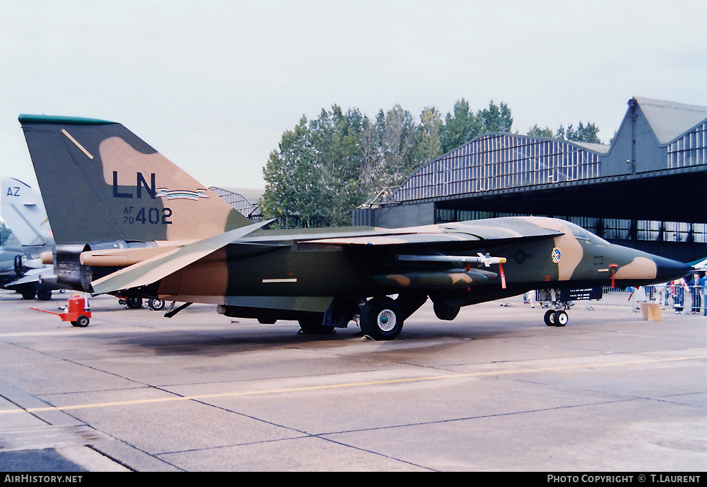 Aircraft Photo of 70-2402 / AF70-402 | General Dynamics F-111F Aardvark | USA - Air Force | AirHistory.net #176093