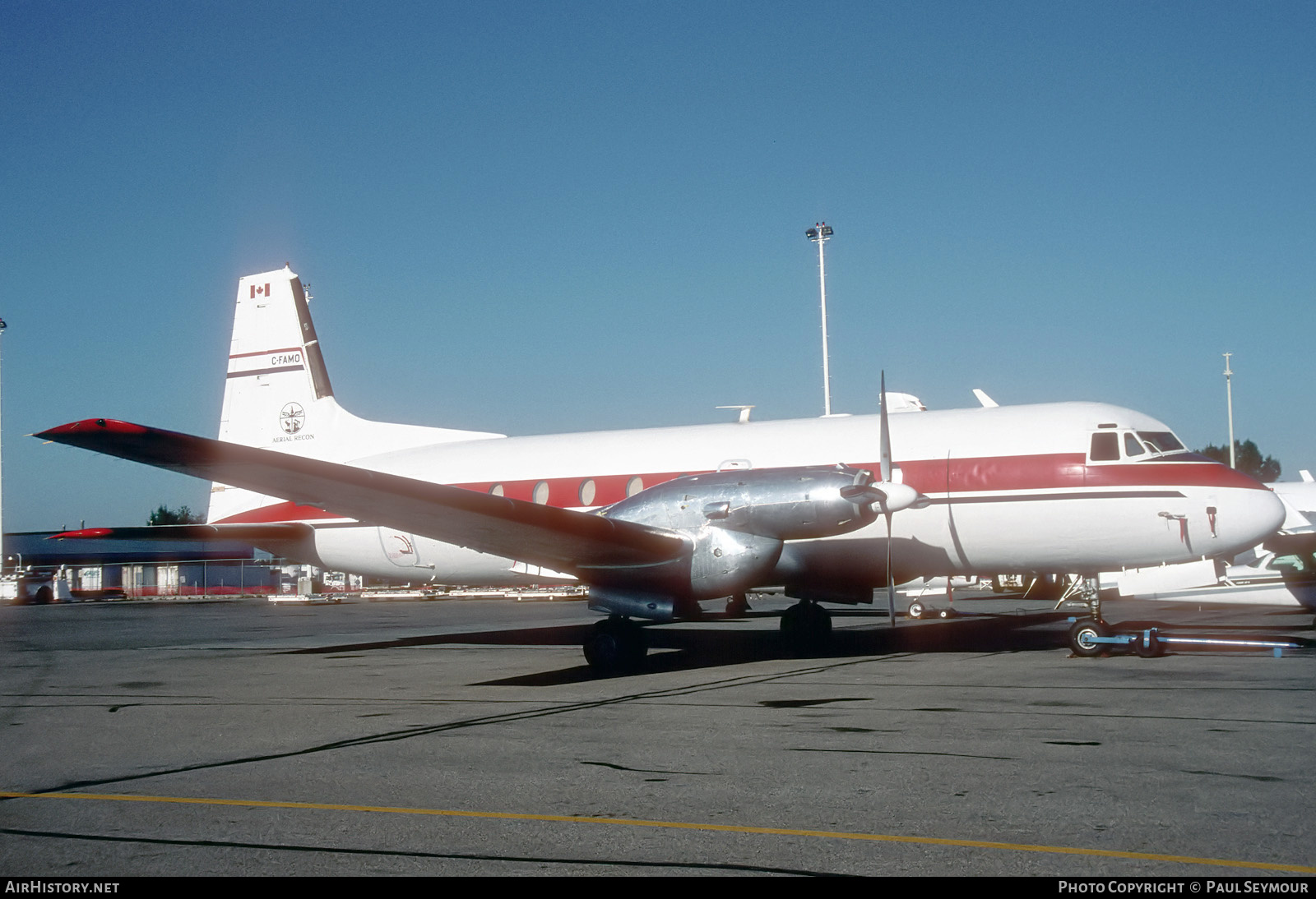Aircraft Photo of C-FAMO | Hawker Siddeley HS-748 Srs2A/258 | Aerial Recon Surveys | AirHistory.net #176095