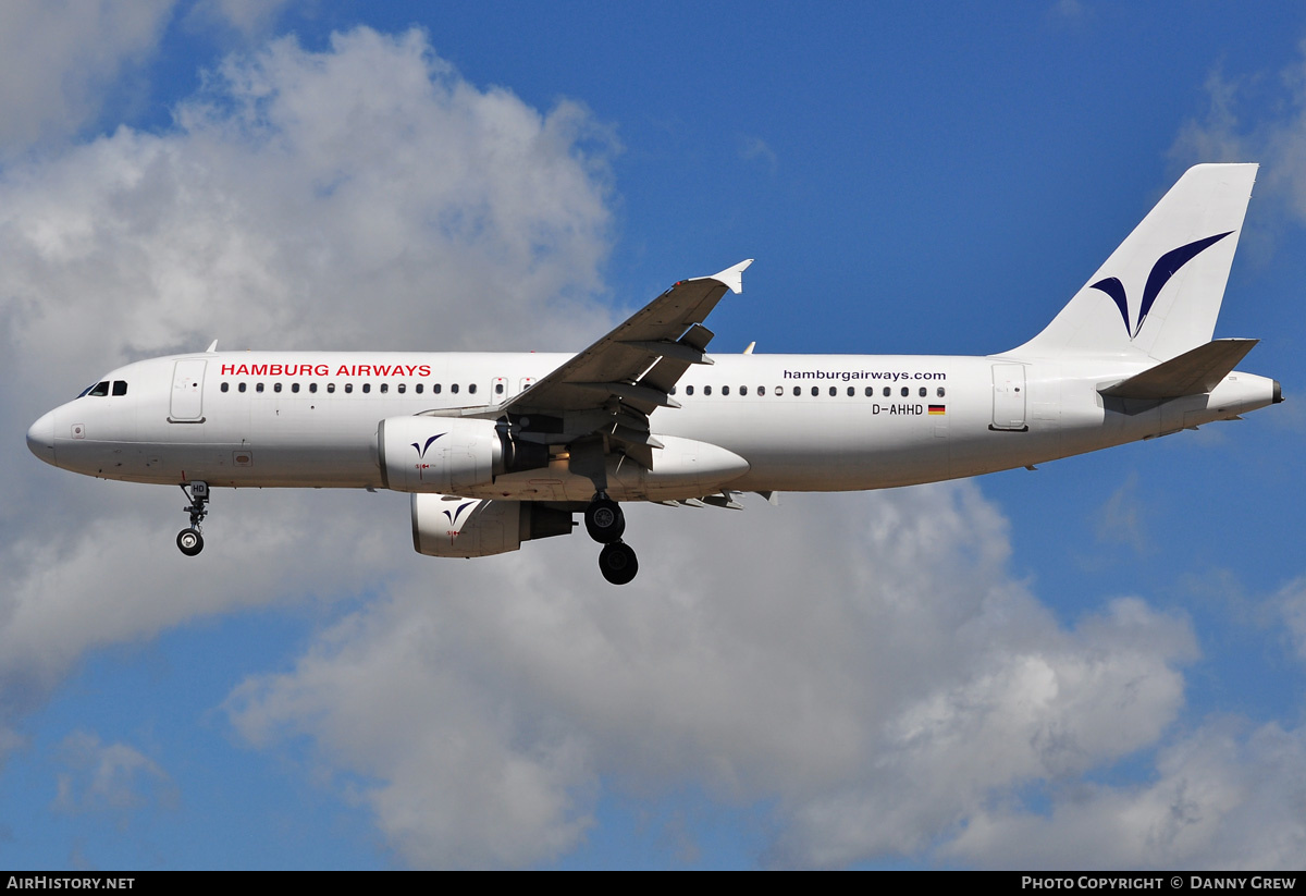 Aircraft Photo of D-AHHD | Airbus A320-214 | Hamburg Airways | AirHistory.net #176120