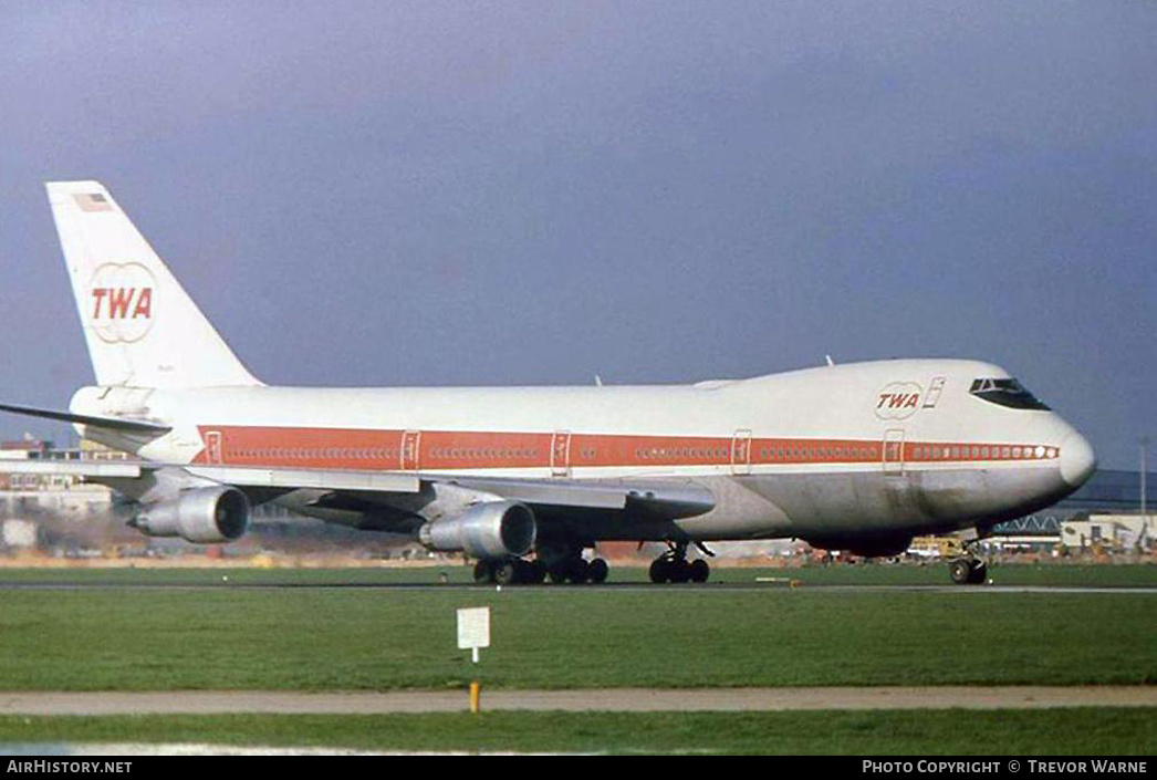 Aircraft Photo of N53112 | Boeing 747-131 | Trans World Airlines - TWA | AirHistory.net #176140