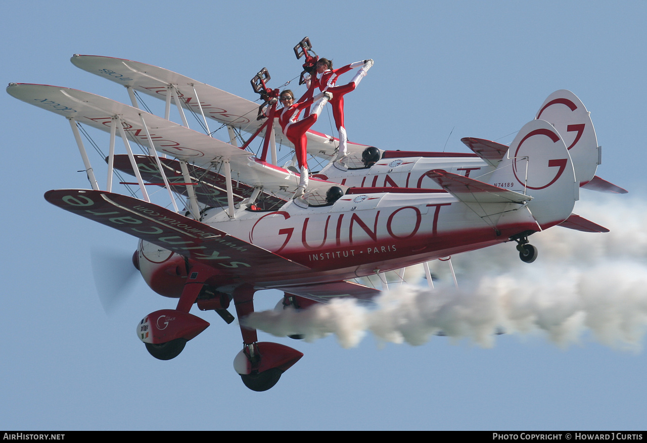 Aircraft Photo of N74189 | Stearman PT-17/R985 Kaydet (A75N1) | AirHistory.net #176150