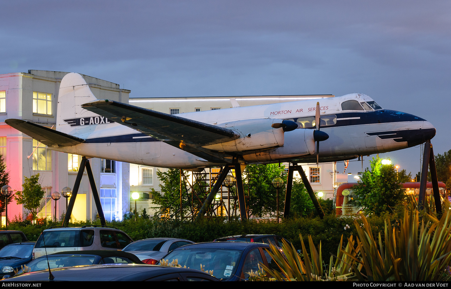 Aircraft Photo of G-AOXL | De Havilland D.H. 114 Heron 2D | Morton Air Services | AirHistory.net #176156