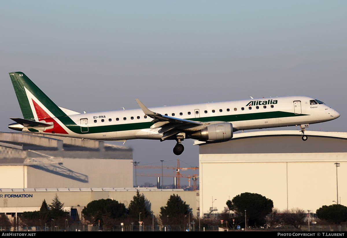 Aircraft Photo of EI-RNA | Embraer 190STD (ERJ-190-100STD) | Alitalia CityLiner | AirHistory.net #176193