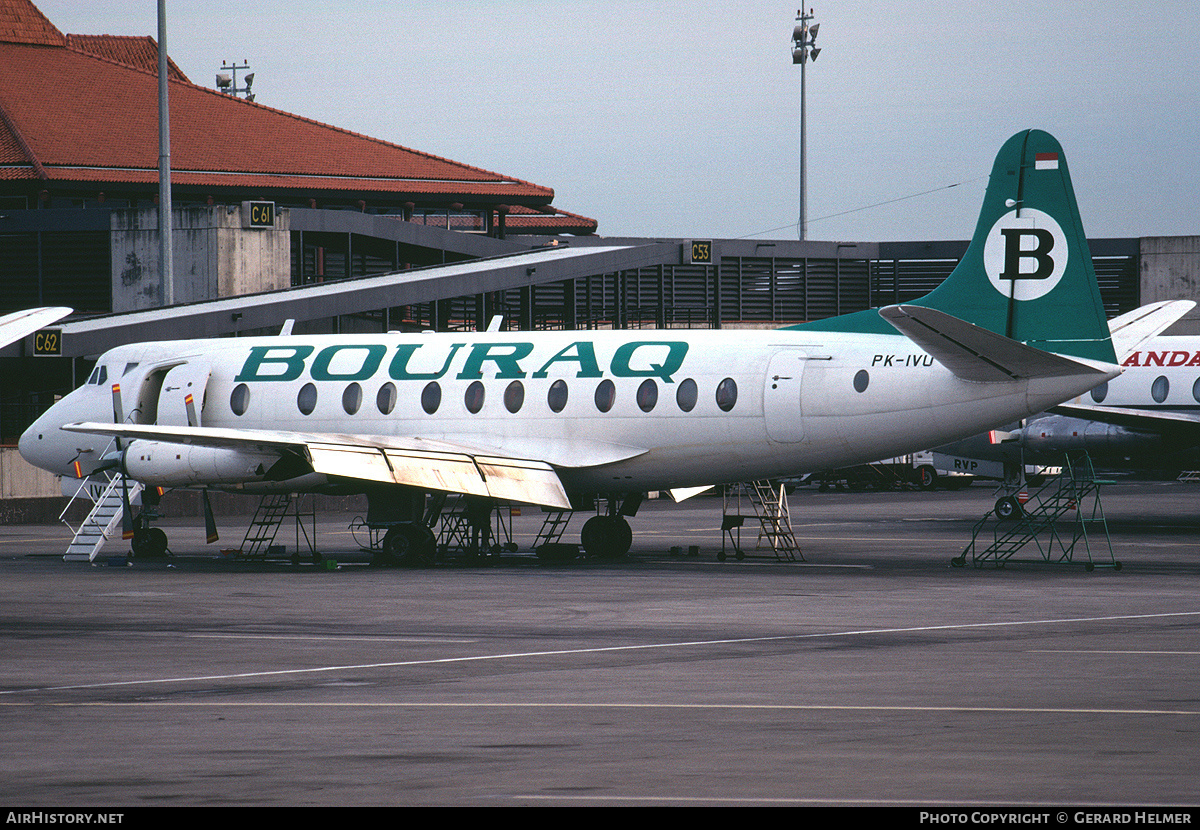 Aircraft Photo of PK-IVU | Vickers 843 Viscount | Bouraq Indonesia Airlines | AirHistory.net #176200