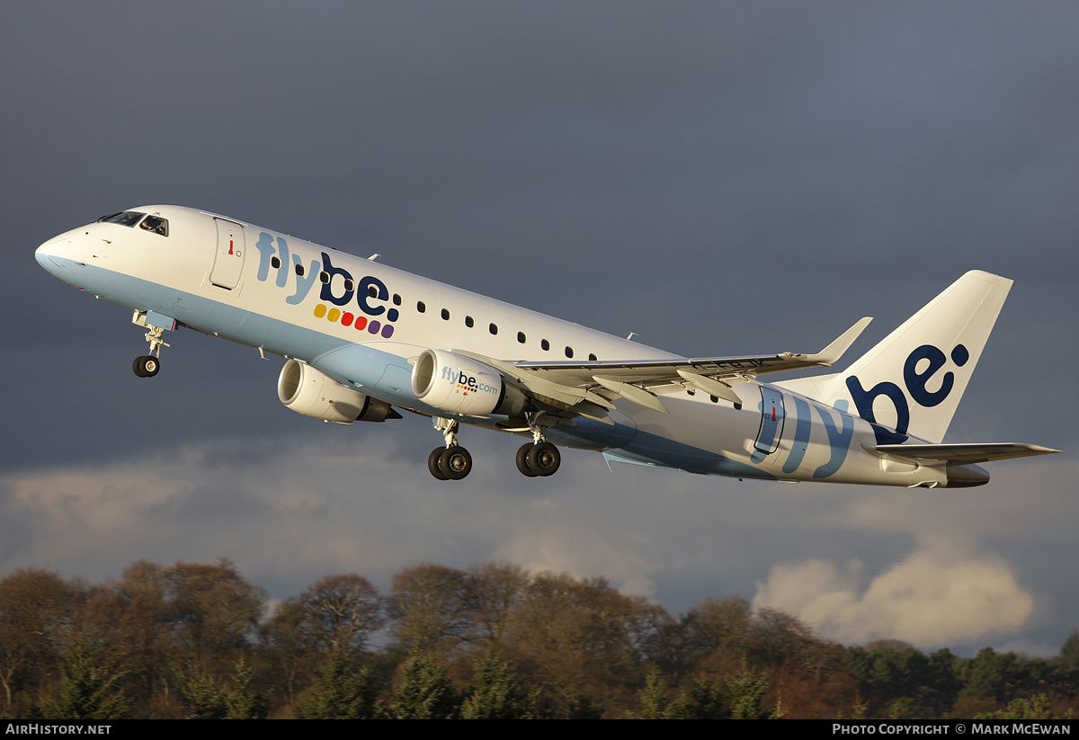 Aircraft Photo of G-FBJK | Embraer 175LR (ERJ-170-200LR) | Flybe | AirHistory.net #176203