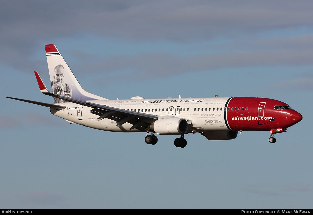Aircraft Photo of LN-DYU | Boeing 737-8JP | Norwegian | AirHistory.net #176206