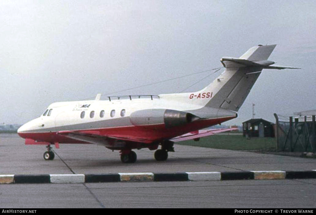 Aircraft Photo of G-ASSI | Hawker Siddeley HS-125-1B | AirHistory.net #176209