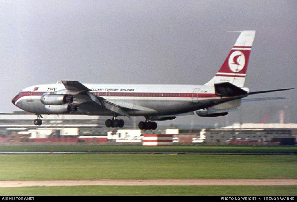 Aircraft Photo of TC-JAM | Boeing 707-321 | THY Türk Hava Yolları - Turkish Airlines | AirHistory.net #176230