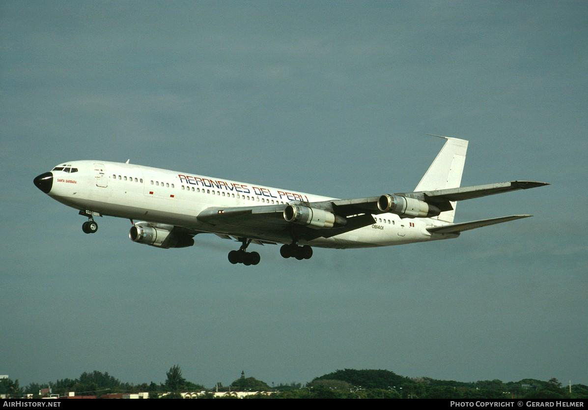 Aircraft Photo of OB-1401 | Boeing 707-351C | Aeronaves del Peru | AirHistory.net #176242