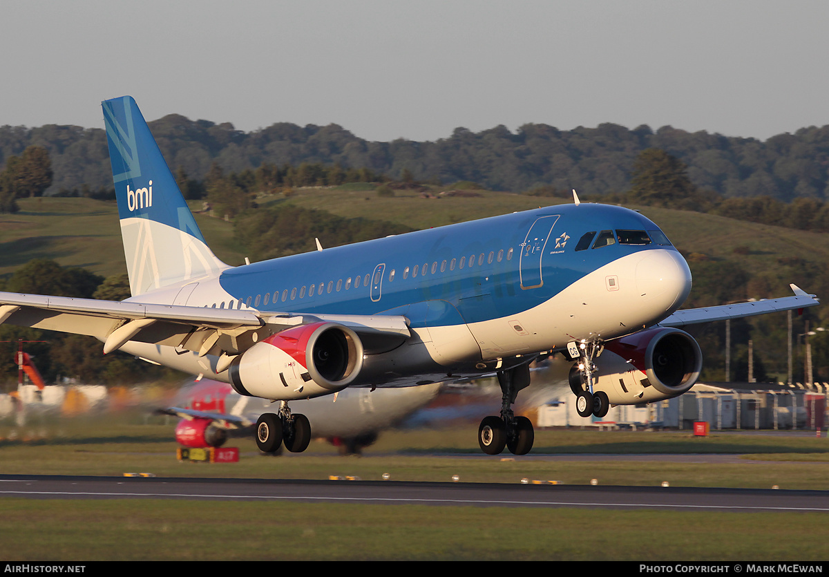 Aircraft Photo of G-DBCG | Airbus A319-131 | BMI - British Midland International | AirHistory.net #176277