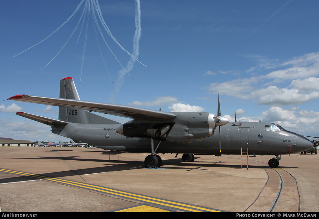 Aircraft Photo of 406 | Antonov An-26 | Hungary - Air Force | AirHistory.net #176287