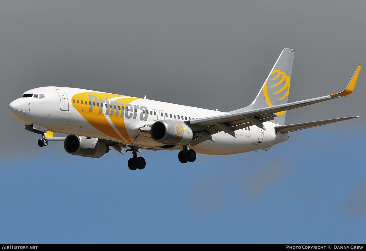 Aircraft Photo of OY-PSD | Boeing 737-86N | Primera Air | AirHistory.net #176293