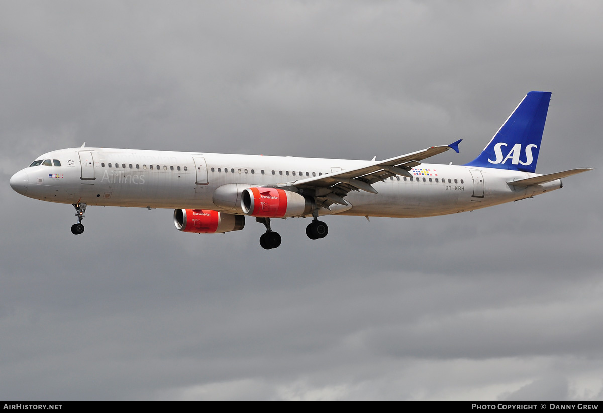 Aircraft Photo of OY-KBH | Airbus A321-232 | Scandinavian Airlines - SAS | AirHistory.net #176294