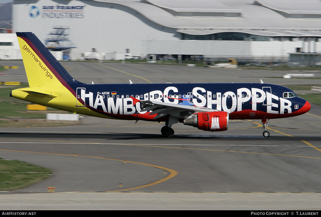 Aircraft Photo of D-AKNI | Airbus A319-112 | Germanwings | AirHistory.net #176300