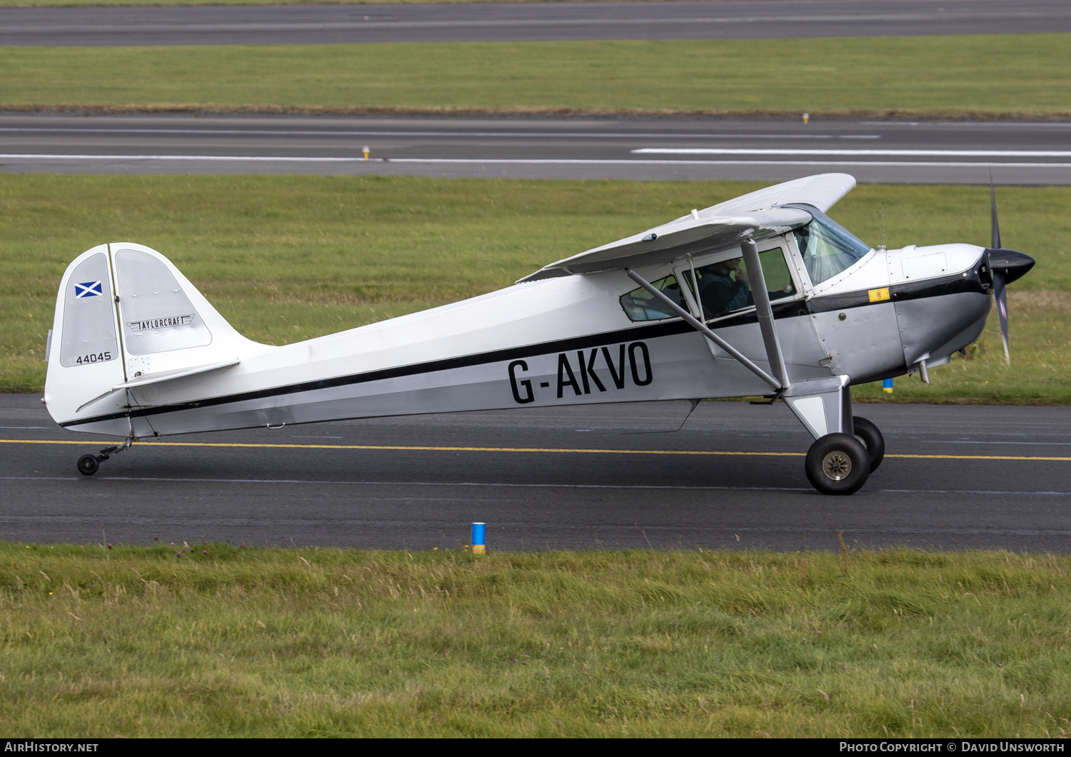 Aircraft Photo of G-AKVO | Taylorcraft BC-12D Twosome | AirHistory.net #176327